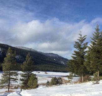 We have an abundance of snow stored for our spring farming