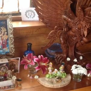 Our first humble altar